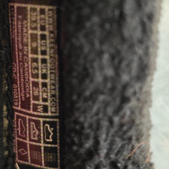 Keen Womens Burgundy Slip-On Quilted Winter Shoes Size 9 M - Picture 5 of 5